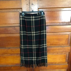 🍁🍂 Long Fall or Winter Wool Fringe Skirt ❄️